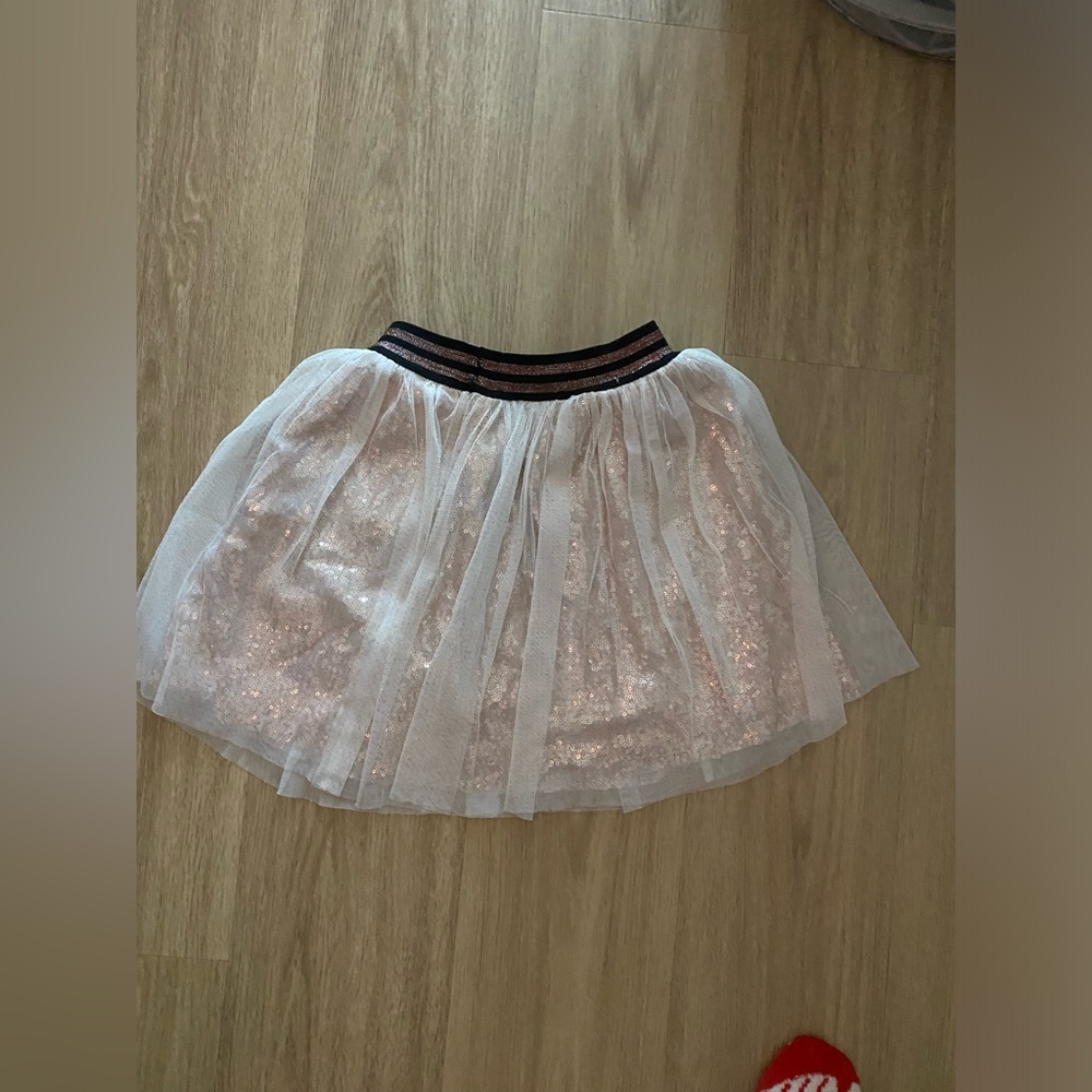 SPARKY LIGHT PINK/WHITE TUTU SKIRT FOR KIDS